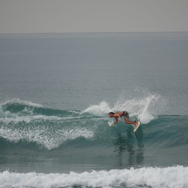 Sunset surf at Santa Teresa